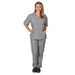 Women's New Solid Color Pocket V-neck Nursing Work Clothes Nursing Clothes Nurse Clothes Two-piece Set For Women_ecoleips.com