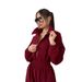 girl Girl European And American Autumn Winter Women's Fashion New Long Sleeve Ladies Casual Half-Open Front Elastic Waist Jumpsuit_ecoleips.com