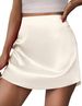 K New Women's Mini A-line Skirt Pleated Skirt High Waisted Skirt_ecoleips.com