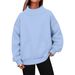 2026 European And American Women's Long-sleeved High-neck Pullover Sweatshirt, Casual Hoodie With Fleece Lining_ecoleips.com