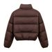 2025 Winter New European Kendall Jenner Style For Women Short Small Size White Duck Down Thickened Coat Puffer Jacket_ecoleips.com