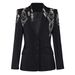 Women's Clothing Spring And Autumn New Heavy Beaded Suit Jacket Commuter Top Suit Jacket Female_ecoleips.com