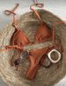 Women's Halter Neck Tie up Bikini Two Piece Swimsuit for Beach Vacation Casual Fashion Swimwear_ecoleips.com