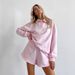 Aria Basics Aria Basics Fashion Independent Station Street Style Women's Clothing Ladies' Turn-Down Collar Button Pullover Shirt Shorts_ecoleips.com