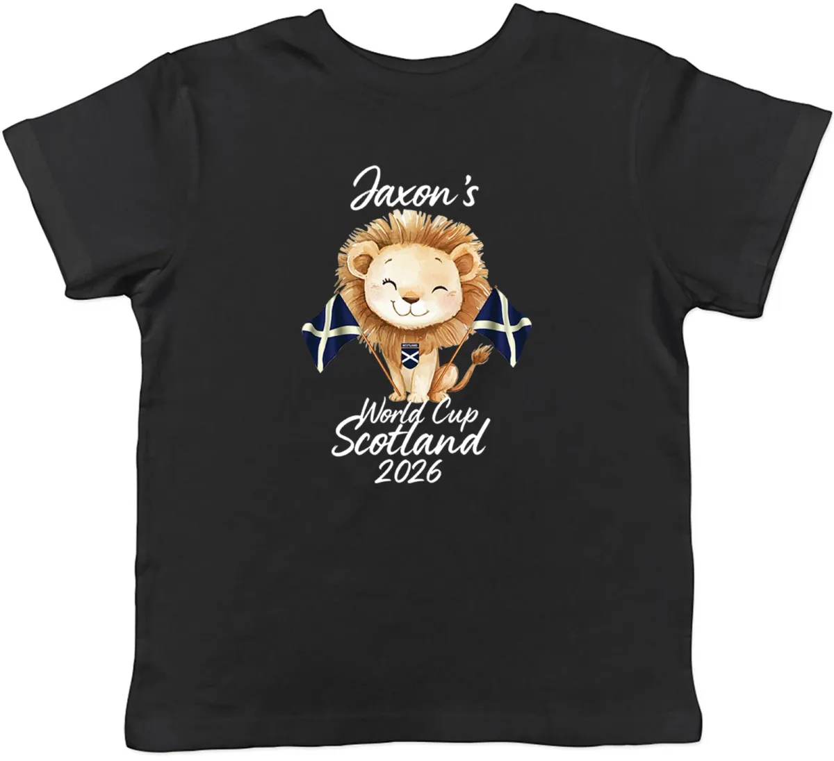 Women's T-Shirts Personalised World Cup Scotland 2026 Football Fan Kids T-Shirt Boys Girls Gift_ecoleips.com