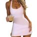 Cross-border European And American Y2K Hot Girl Fashion Halter Neck Bodycon Dress Women's Clothing 2026 Spring/summer_ecoleips.com