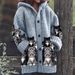 3D Halloween Animal Print Hooded Cape – Lightweight Polyester Costume Cloak (30 Colors, S-5XL, Unisex)_ecoleips.com
