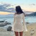 Solid Color Crochet Backless Long Sleeved Cover Up Sweater Beach Dress Sexy Hollow Out Women's Clothing_ecoleips.com