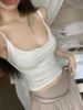 White Off-shoulder Camisole For Women, Summer Outerwear, Pure And Style, Sexy Tube Top With Unique Design_ecoleips.com