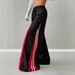 Women's Clothing Unisex Retro Flare Pants With Zip Details - 90s Hip-Hop Streetwear Joggers, High-Waisted Wide Leg Trousers For Men & Women_ecoleips.com