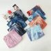 Tie-Dye Wide-Leg For Women 2025 Summer Thin High-Waist Draped Colorful Printed Pleated Casual Floor-Length Pants_ecoleips.com