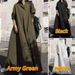 Women's Clothing Autumn Loose Long Sleeves Large Swing Solid Color Cotton And Linen Retro Wide Dress_ecoleips.com