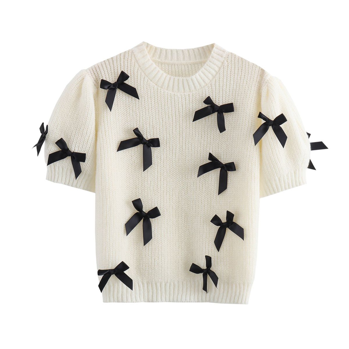 Butterfly Knot Sweater – Cropped Ribbed Pullover | Minimalist Elegance With Edge_ecoleips.com