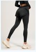 K Wearing Sports, Fitness, Running, Training, Tight Fitting Mesh, Side Pockets, Fake Two-piece Yoga Pants_ecoleips.com