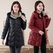 Women’s Lightweight Hooded Padded Coat – Mid-Length Slim-Fit Winter Jacket With Down Cotton Fill, Plus Size Friendly_ecoleips.com