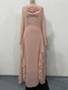 Women's Clothing New Fashion Pile Collar Wooden Ear Edge Fairy Lady Gentle Long Temperament Evening Dress Dress_ecoleips.com