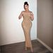 Women's Clothing Banquet Evening Dress Diamond Figure Revealing Tube Top Dress High End Light Luxury Niche Sexy Long Skirt_ecoleips.com
