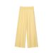 Women's Clothing Waist Slim V Neck Chiffon Long Sleeved Top Simple Wide Leg Casual Trousers Suit_ecoleips.com