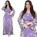 Modest Abaya Dress"Elegant Dubai Abaya – Printed Muslim Dress With Modern Arab Style & Comfortable Fit"_ecoleips.com