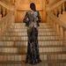 European And American Women's New High End Long Sleeved Round Neck Slim Hip Wrapped Sequined Banquet Fishtail Evening Dress_ecoleips.com