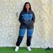 Women’s Clothing Irregular Contrast Color Stitching Denim Sweatshirt For Women Trendy Hooded Casual_ecoleips.com