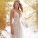 Women's Clothing Wedding Dress Sexy Fashion V Neck Sleeveless Lace Wedding Dress_ecoleips.com