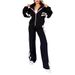 2025 European And American Cross-Border Autumn Foreign Trade Y2K Striped Zipper Jacket Casual Sports Suit For_ecoleips.com