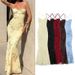 Elegant Bodycon Halter Top Dress European American Style High End with Three Dimensional Flowers Heavy Duty Herringbone Bra_ecoleips.com