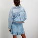 Women's Sexy Ruffled Denim Shorts Mid-Waist Elastic Waist Tie Detail New Hot Selling_ecoleips.com
