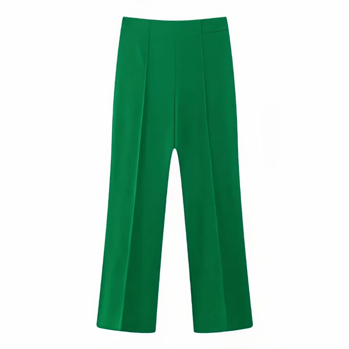 Women's Straight Leg Trousers Simple Drape Design Solid Color Commuter Style Formal Dress Pants American Fashion_ecoleips.com