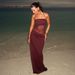 Lace Patchwork Strap Dress For Women, European And American Style, Slim Fit, Bodycon, Fishtail Long Dress, Party Sexy_ecoleips.com