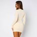 Summer New Arrival Womens Versatile Ruched Hip Wrapped Bodycon Dress Fashion Casual Slim Daily Outfit Dress_ecoleips.com
