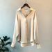 Women's Clothing Long Sleeved Satin Shirt Summer And Autumn Design Niche Sunscreen Versatile Drape Retro Shirt Top_ecoleips.com