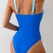New 2025 One Piece Swimsuit Color Block Fashionable Sporty European American Style Hot Spring Swimwear for Women Cross Border Foreign Trade_ecoleips.com