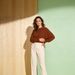 Women's Off-Shoulder Knit Sweater Loose Fit Solid Color Casual Pullover Autumn Winter Top European American Style_ecoleips.com