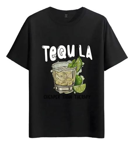 Women's T-Shirts Tshirt Muscle Freaks Tequila And Lemon Style Drinks Alcohol_ecoleips.com