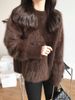 girl Round Neck Pullover For Women, Autumn And Winter Mink Velvet Outerwear, 2025 New Lazy Style, Loose Fashionable Versatile_ecoleips.com
