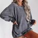 Distressed Cotton Sweatshirt – Oversized Drop-Shoulder Pullover (S-XXL, 6 Vintage Tones)_ecoleips.com