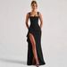 Women's Style Evening Dress Long Skirt Sexy Suspenders Backless High Slit Summer Fashion_ecoleips.com