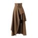 K Fashionable Irregular Half Length Long Skirt_ecoleips.com