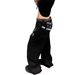 Women's Clothing Plus Size Slogan Letter Oversized Patchwork Jeans Trendy Curved Blade Pants Sexy English Style Fashion Denim_ecoleips.com