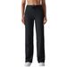 Women's waist drawstring wide-leg pants, high waist fitness yoga clothes, large pockets on both sides of sportswear fitness pants_ecoleips.com