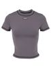 AC230 European American Style Casual Long-sleeve Spring And Autumn Slim-fit Comfortable Pullover T-shirt, Women's Base_ecoleips.com