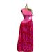 Women's Clothing Women's Sleeveless Asymmetrical Neck Slim Printed Pleated Elegant Long Dress European And American Style Autumn Fashion_ecoleips.com