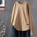 This Stylish, Long-Sleeved Women's Top Features A Solid-Color Design With An Elegant Perforated Pattern. It's Perfect Fo_ecoleips.com
