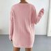 European And American Cross-Border Brushed Ribbed Women's Pajamas Long Sleeve Jacket Tube Top Shorts Three-Piece Set_ecoleips.com