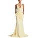 Elegant Backless Sleeveless Dress With Tie-Waist & Flowy Skirt - Chic Solid Color Bodycon Midi Dress For Women_ecoleips.com