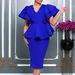 Women's Clothing Women's Fashion Elegant Ruffle Slim Dress Ladies Dress_ecoleips.com