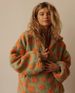 K Women's Fashion New Style Imitation Lamb Fur Printed Loose Zipper Hoodie Long Sleeve Top_ecoleips.com