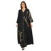 Verve AB309 Muslim Sequin Embroidery Fashion Abaya Women's Arab Dress Gown_ecoleips.com